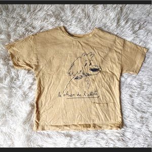 Zara Boy dog print shirt Size 3-4 Years.